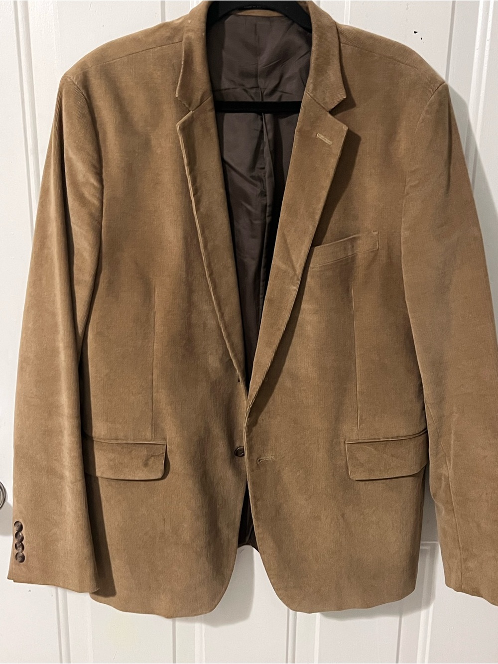 Claiborne Tan Corduroy Sport Coat Blazer
